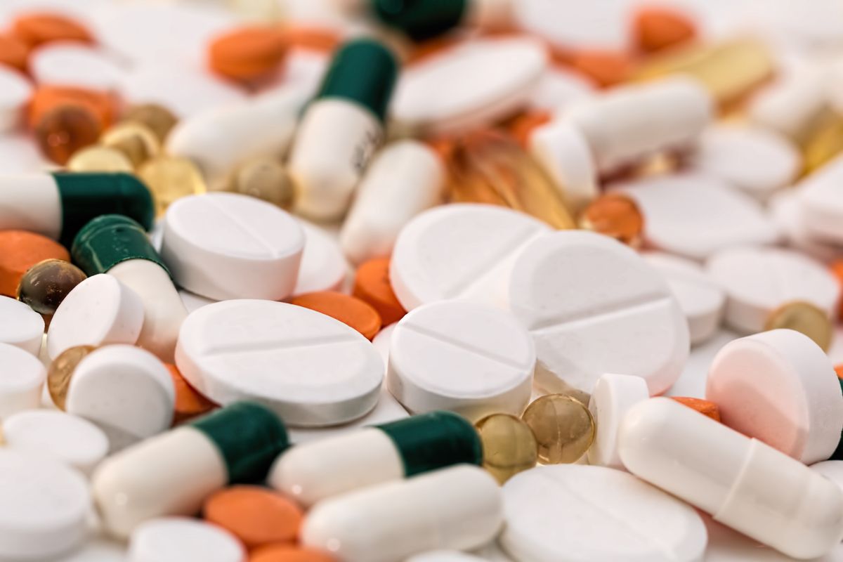 A selection of tablets and capsules